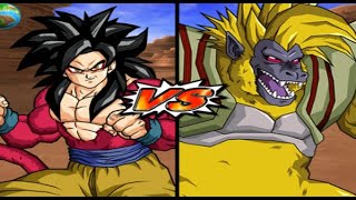 Goku SSJ4 Trunks SSJ and Pan vs Super Baby Oozaru Vegeta  DBZ Budokai Tenkaichi 4 [upl. by Catherine]