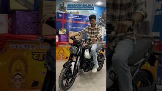 Taking Delivery of India first CNG BIKE  FREEDOM 125 CNG shorts trending freedom bajaj bike [upl. by Yellas]