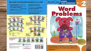 Grade 2 Word Problems Kumon Math Workbooks [upl. by Bernardina]