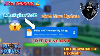 Delta Executor Keyless V617 New Update Tutorial Fixed GuiCrash  Download Latest Delta Executor [upl. by Onifled58]