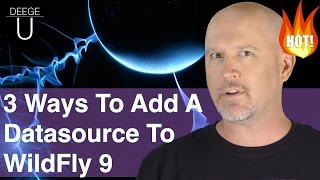 ★ 3 ways how to add a datasource to Wildfly 9 [upl. by Rolyak]