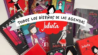 Un recorrido por todas las agendas Julieta y cómo dibujo las tapas de la 2025 [upl. by Cathe]