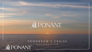 Tomorrows cruise  PONANT [upl. by Aleacim]