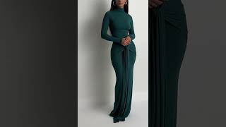 TEAL in the NW draped maxi dress [upl. by Haissem]