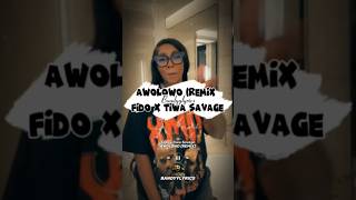 Fido x Tiwa Savage  Awolowo Remix 🎧🔥🎶 lyrics music subscribeformore viralvideo [upl. by Adey338]