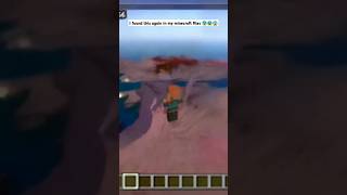 I found this again in my minecraft files 😰😨😱 shorts minecraft scary viralvideo [upl. by Lauhsoj]