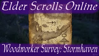 Woodworker Survey Stormhaven Elder Scrolls Online [upl. by Hubsher]