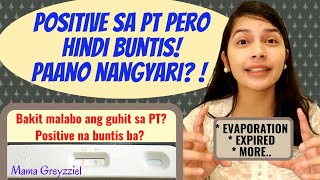 MALABONG GUHIT sa PT  Positive sa PT pero hindi buntis paano  FALSE positive [upl. by Divad]