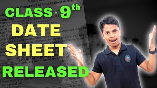 Class 9th Final Exam Date Sheet 2024  Date Sheet Released Class9  Doe Delhi [upl. by Yrral]