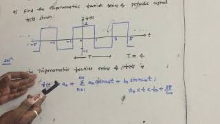 Signals amp Systems  Trigonometric fourier series Even Symmetry working example  5 [upl. by Clementia]