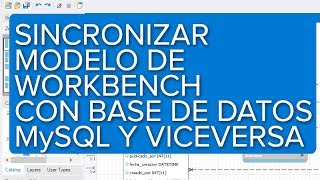 Sincronizar modelo de Workbench con base de datos mysql y viceversa [upl. by Anaeirb]