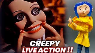 Coraline 1940s movie Coraline LIVE ACTION AI Reaction and Opinion Coraline Live Action Trailer [upl. by Roseanne]