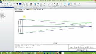 Cemented aplanatic doublet synthesis and saving the result for ZemaxSPIE Photonic Asia 2022 [upl. by Dukie307]