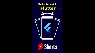 Shake Detector in Flutter short [upl. by Betta306]