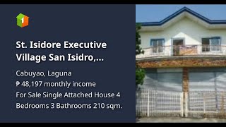 St Isidore Executive Village San Isidro Cabuyao Laguna [upl. by Pomona]