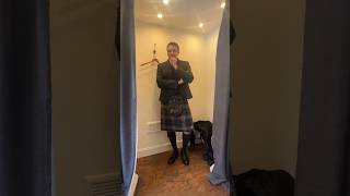 A kilt fitting at MacGregor and MacDuff in Glasgow Scotland kilts tartan kilt scotland fyp [upl. by Mandal245]