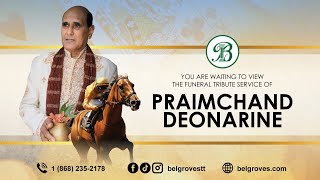 Praimchand Deonarine Tribute Service [upl. by Trilley]