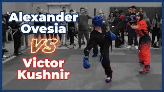 Boys Black Belt Point Fighting Alexander Ovesia VS Victor Kushnir  Ontario Grand Nationals 2023 [upl. by Aninaj968]