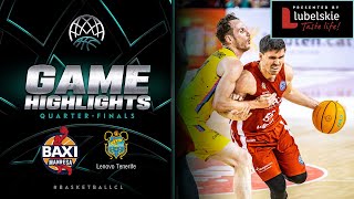 BAXI Manresa v Lenovo Tenerife  Quarter Finals Game 2  HL  Basketball Champions League 202223 [upl. by Faxun]