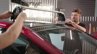 The Garage  Episode 1 How to install MercedesBenz Carrier Bars and Roof Boxes [upl. by Loella]