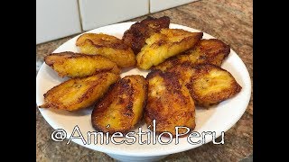 MADUROS platano frito Que cocinare hoy [upl. by Annairdna983]