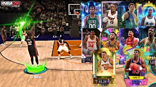 SHOOTING 3s WITH EVERY CENTER IN THE GAME PART1  NBA 2K MOBILE [upl. by Aehtna376]