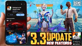 BGMI NEW UPDATE 33  Best Features Erangel 30 Gun Meta Realistic Changes amp More  NATURAL YT [upl. by Johnny689]