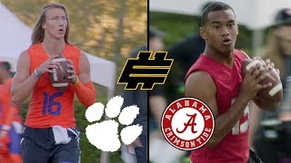 Trevor Lawrence amp Tua Tagovailoa Elite 11 Highlights  NFL [upl. by Elnora]