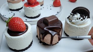 NO BAKE CHEESECAKE MOUSSE l Pinoy juicy bites [upl. by Billye]