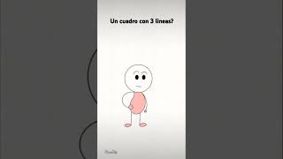 Puedes hacer un cuadro con 3 lineas😮animacion flipaclip [upl. by Andeee]