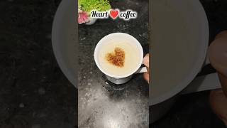 heart 🤎 coffee ☕ hotcoffee food youtubeshorts recipe shorts coffee cooking [upl. by Suki]