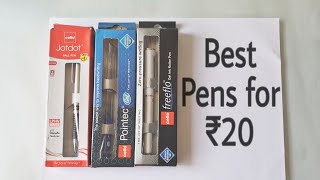 Best pens for Rs20  Affordable pens in India [upl. by Marigolda]