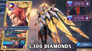 HOW MUCH FOR YU ZHONG PRIME COSMIC DRAGON M5 SKIN  YU ZHONG BEST BUILD 2023 [upl. by Dietz]