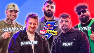 BUNLAR NE GARİP SORULAR saniser SokratST VS FuatErginTV EypioOfficial Red Bull Rap Trivia [upl. by Sollows]