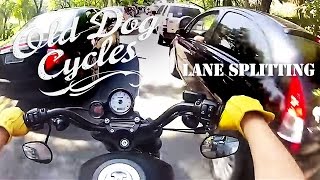 Lane Splitting  Commuting in Sao Paulo [upl. by Nylyrehc]