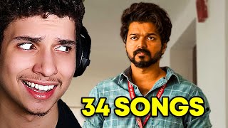 34 Songs Sung by Thalapathy Vijay [upl. by Adnaval17]