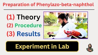 Preparation of Phenylazobetanaphthol  MSc Chemistry Lab DU chemistryexperiment [upl. by Lapides]