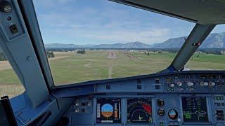 Kalispell KGPI Landing  Fenix A320 [upl. by Euqor]