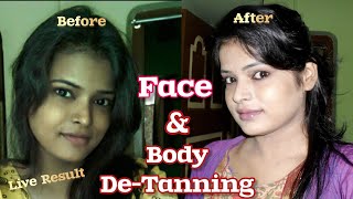 Professional Full Body amp Face DTan  Parlour जैसा DTAN घर पर ।DTan Full Body At HomeShinny Roops [upl. by Ydissak]