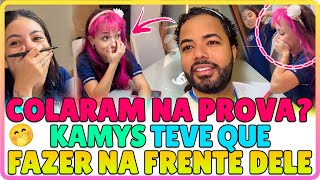 KAMYLINHA TEVE QUE REFAZER A PROVA NA FRENTE DE HYTALO DEPOIS DE TER COLADOðŸ¤­E OLHA NO QUE DEUðŸ¤ª [upl. by Aciraj]