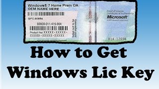 How to get your Microsoft Windows amp Office product key License [upl. by Eelibuj]