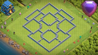 Quince Diseño Ayuntamiento 12  Th12  Subida De Copas Clash of Clans [upl. by Kcirdneked]