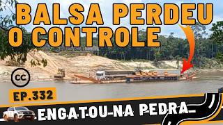 BALSA DO IGAPÓ AÇU PERDE O CONTROLE GIRA E BATE NA OUTRA BALSA [upl. by Ellon]