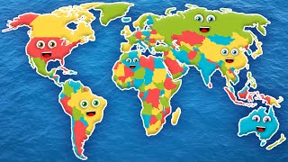 Capitals of the World Song  Travel Around The World  Kids Song  TOMTOMI [upl. by Shaine]