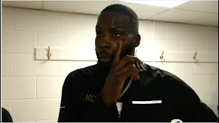 DEVASTATED LAWRENCE OKOLIE IMMEDIATE LOCKER ROOM REACTION AFTER FIRST LOSS TO CHRIS BILLAMSMITH [upl. by Girhiny]