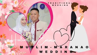 Maranao WeddingEmma And Halim [upl. by Anayhd]