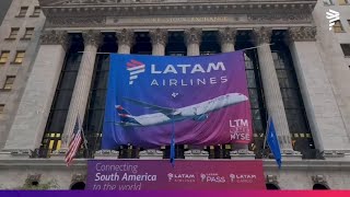 LATAM de vuelta en la Bolsa de Nueva York [upl. by Nnyrb53]