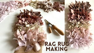 NEW How To Make Rag Rugs Tutorial  Rag Rug Making For BEGINNERS  Didsbury Art Studio [upl. by Zingale]