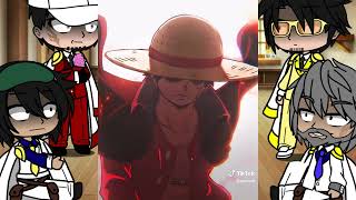 Marine Admirals  Grap react to Luffy vs Kaido [upl. by Nylesor]