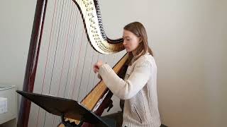 Gigue from Petite Suite Classique Marcel Grandjany  Harp AMEB Grade 5 [upl. by Fidela]